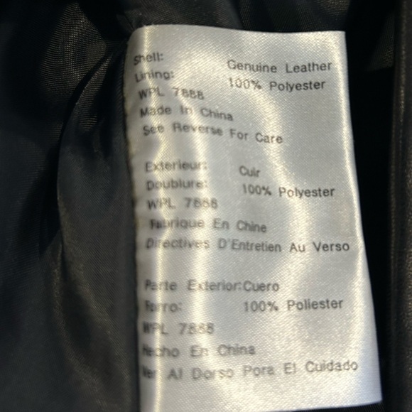 018. MK Women’s Black Leather Jacket GORGEOUS! Length 25” • M - Picture 8 of 10